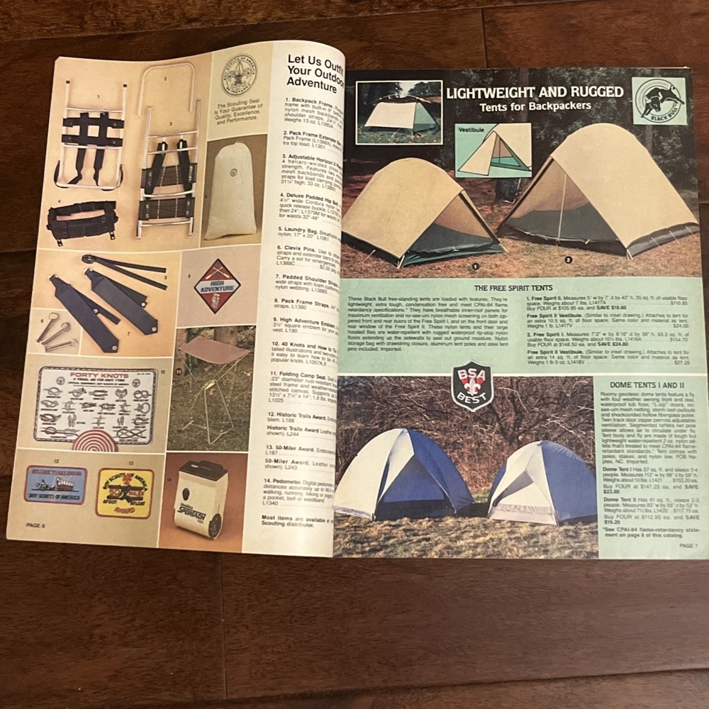 Vintage 1989 Boy Scouts Of America 64 Page Color Catalog Magazine Jamboree - Picture 3 of 7